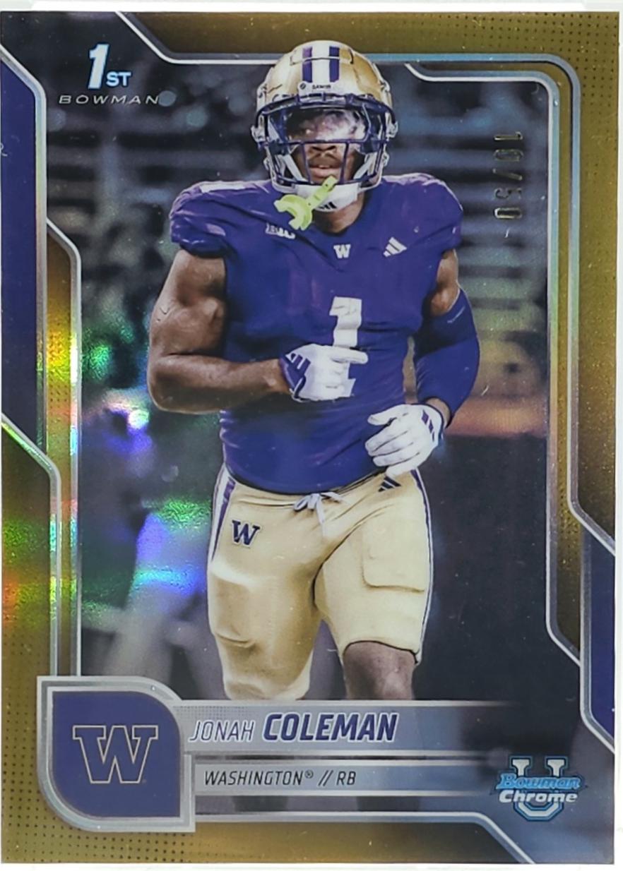 Jonah Coleman [Gold Refractor] #18