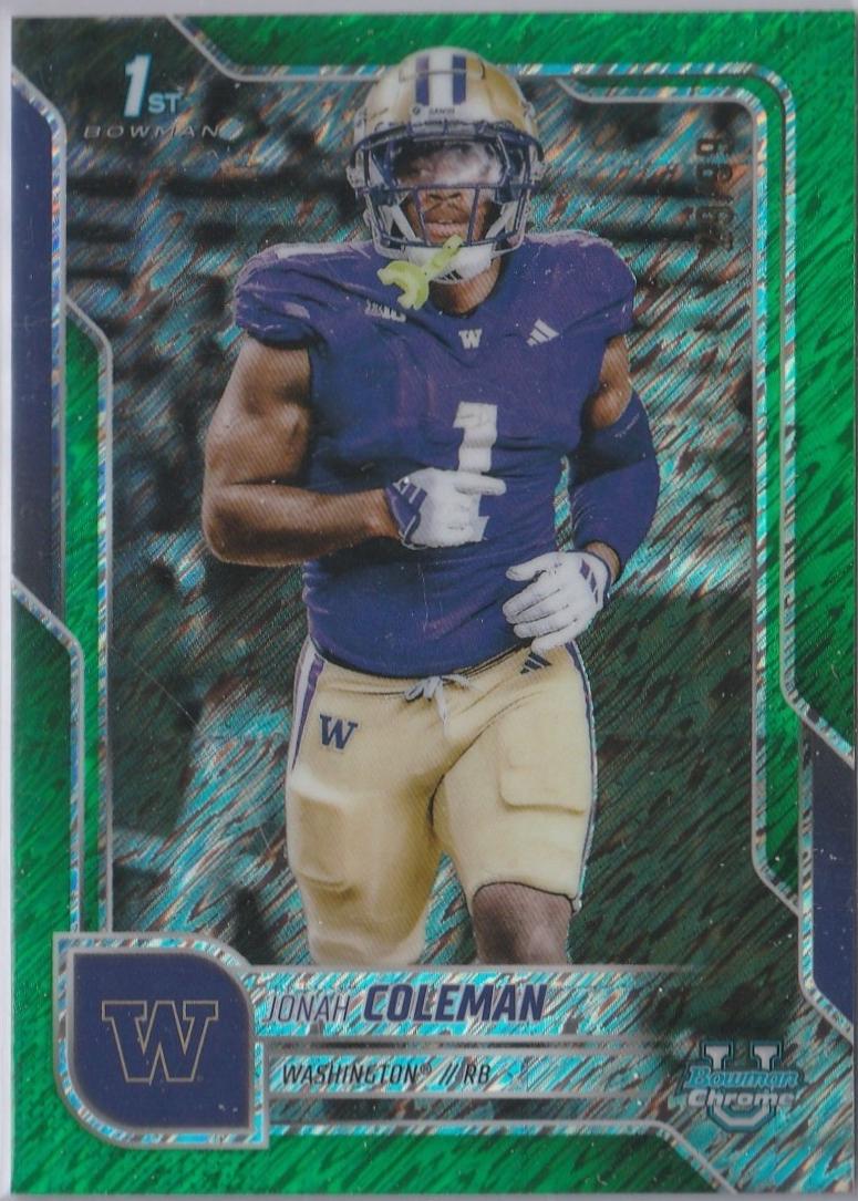 Jonah Coleman [Green Shimmer Refractor] #18
