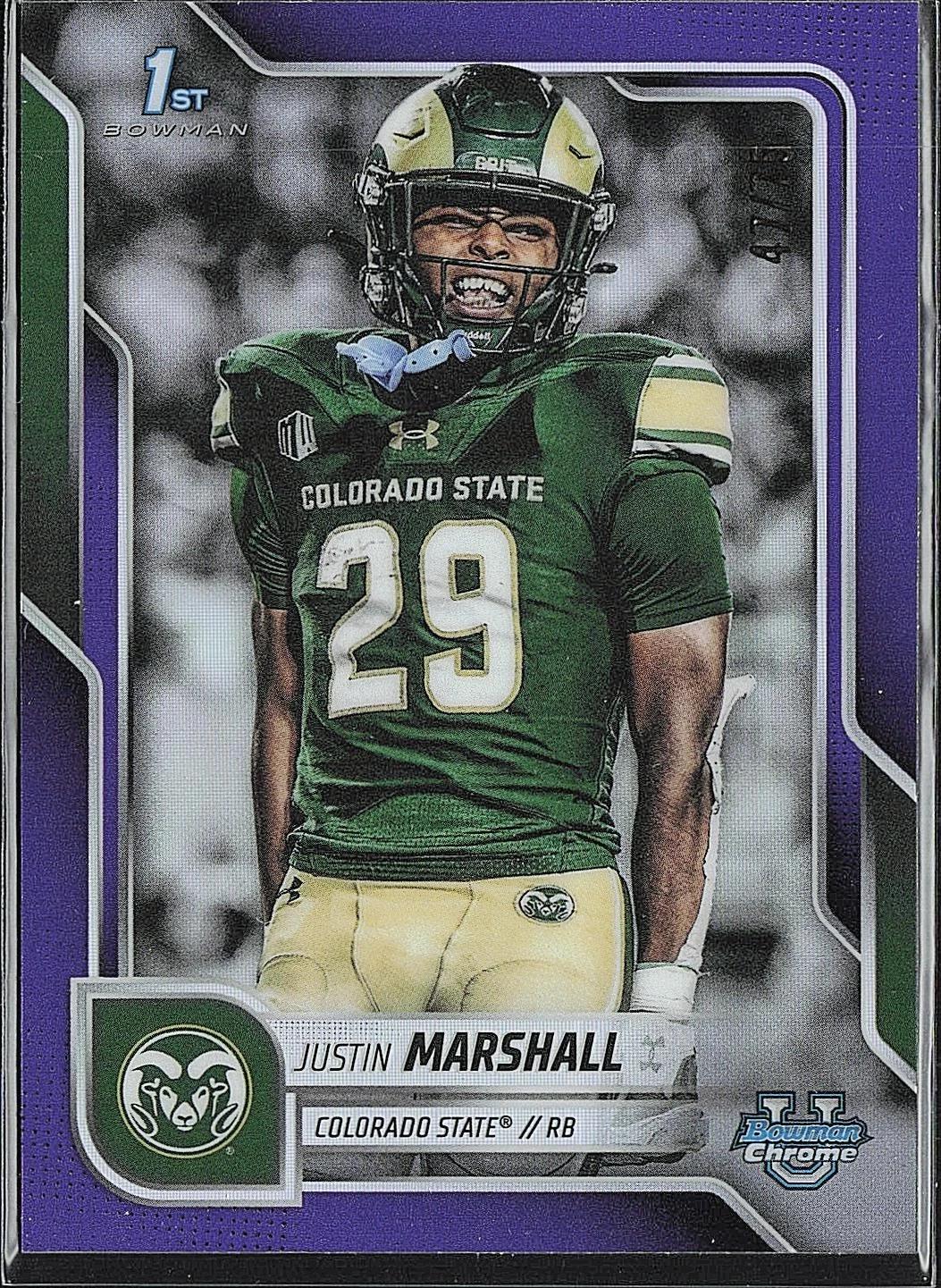 Justin Marshall [Purple Refractor] #135
