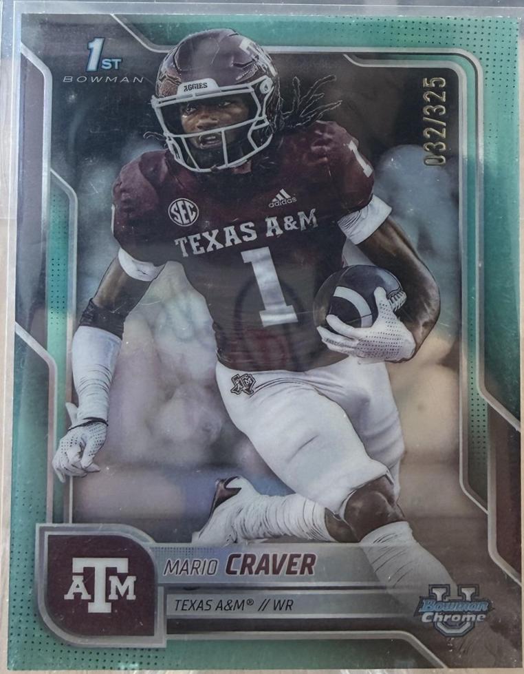 Mario Craver [Aqua Refractor] #165
