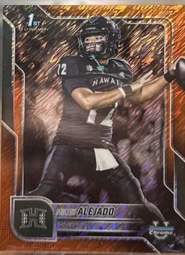 Micah Alejado [Orange Shimmer Refractor] #76