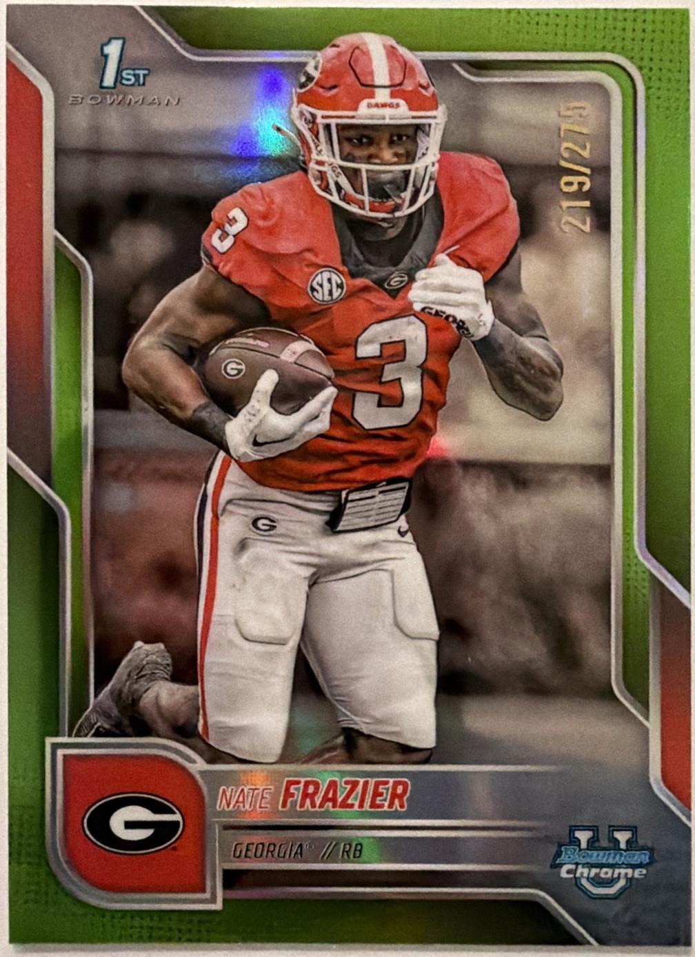 Nate Frazier [Lime Green Refractor] #80