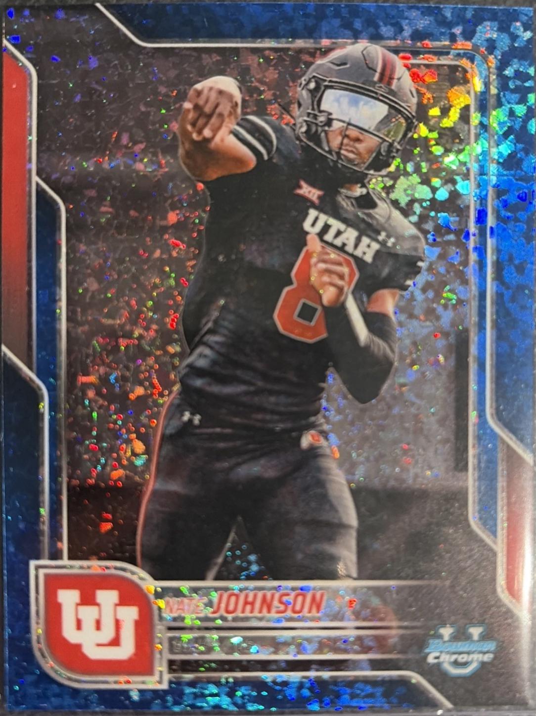 Nate Johnson [Blue Mini-Diamond Refractor] #57