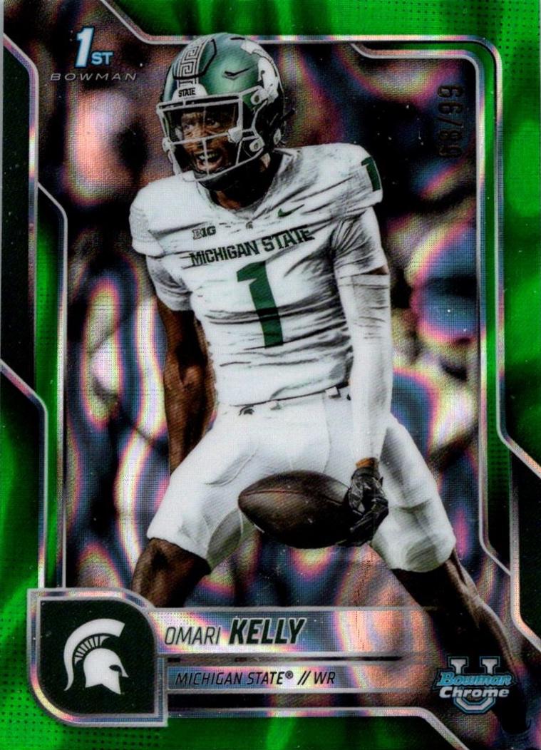 Omari Kelly [Green Lava Refractor] #38