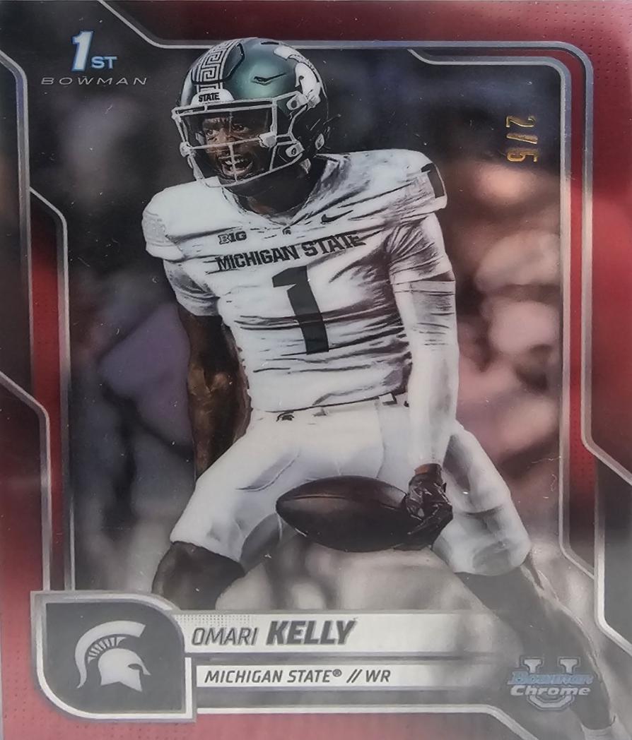 Omari Kelly [Red Shimmer Refractor] #38