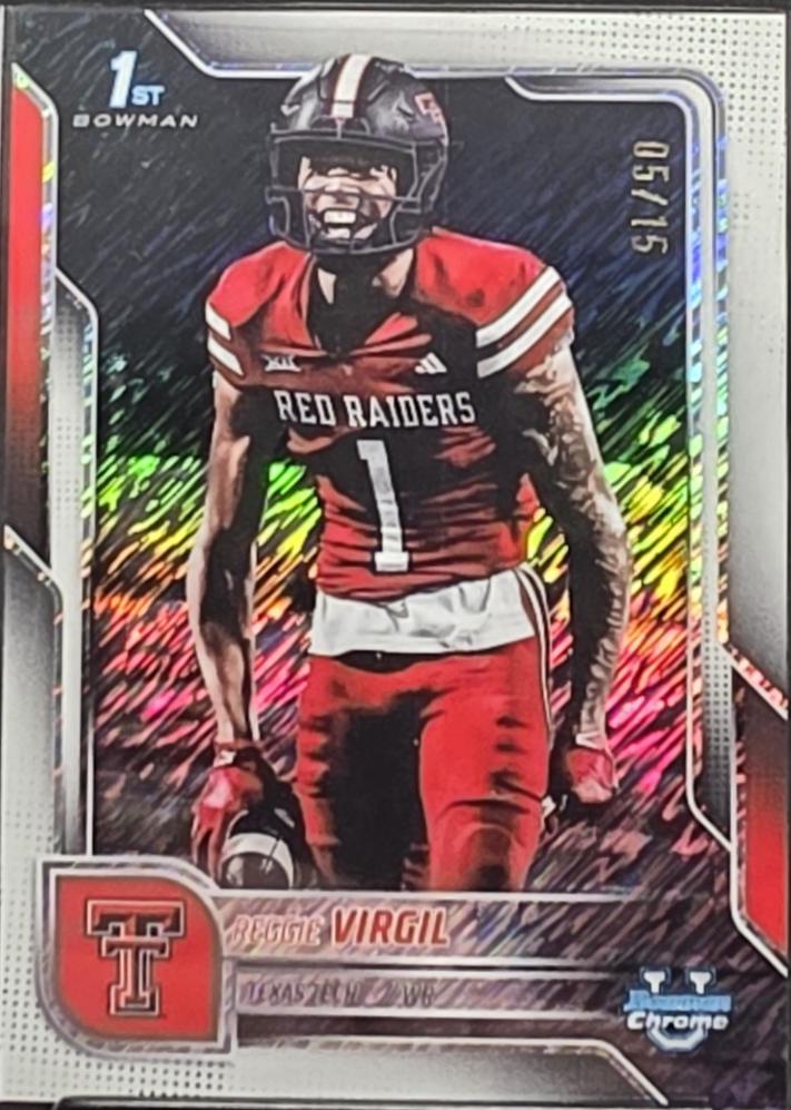 Reggie Virgil [Red Shimmer Refractor] #164