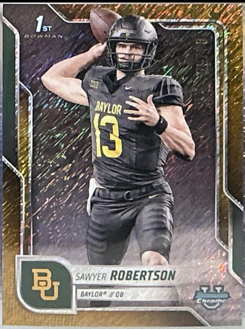 Sawyer Robertson [Gold Shimmer Refractor] #33