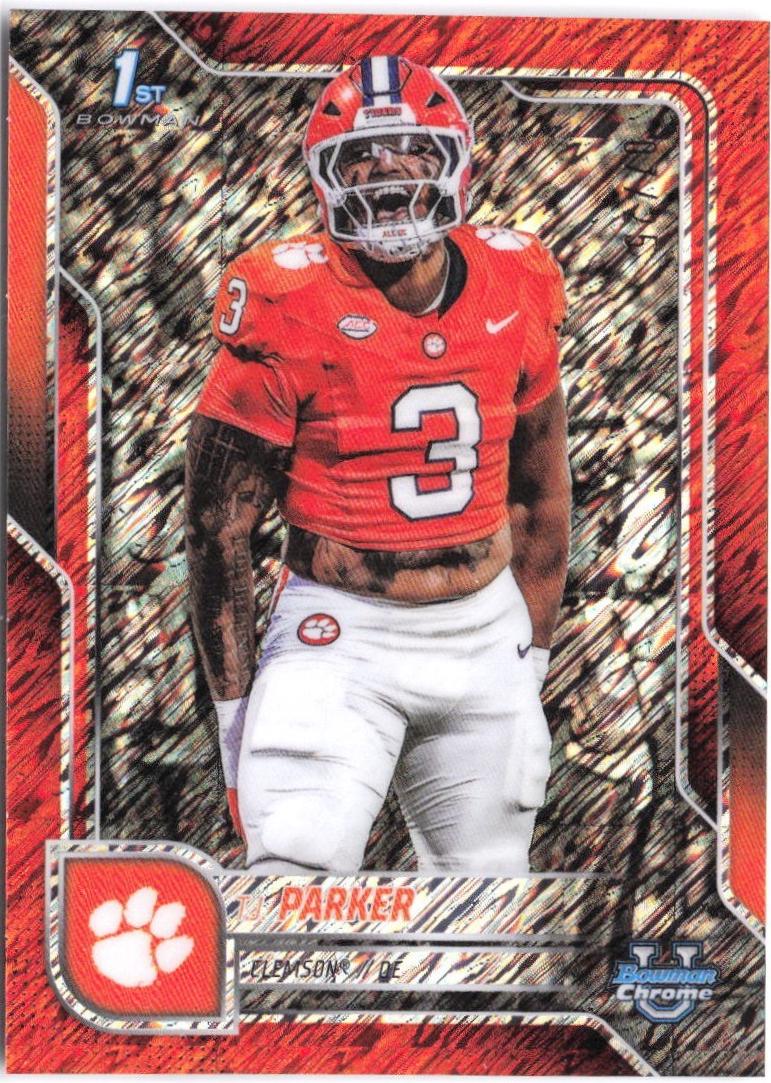 T.J. Parker [Orange Shimmer Refractor] #114
