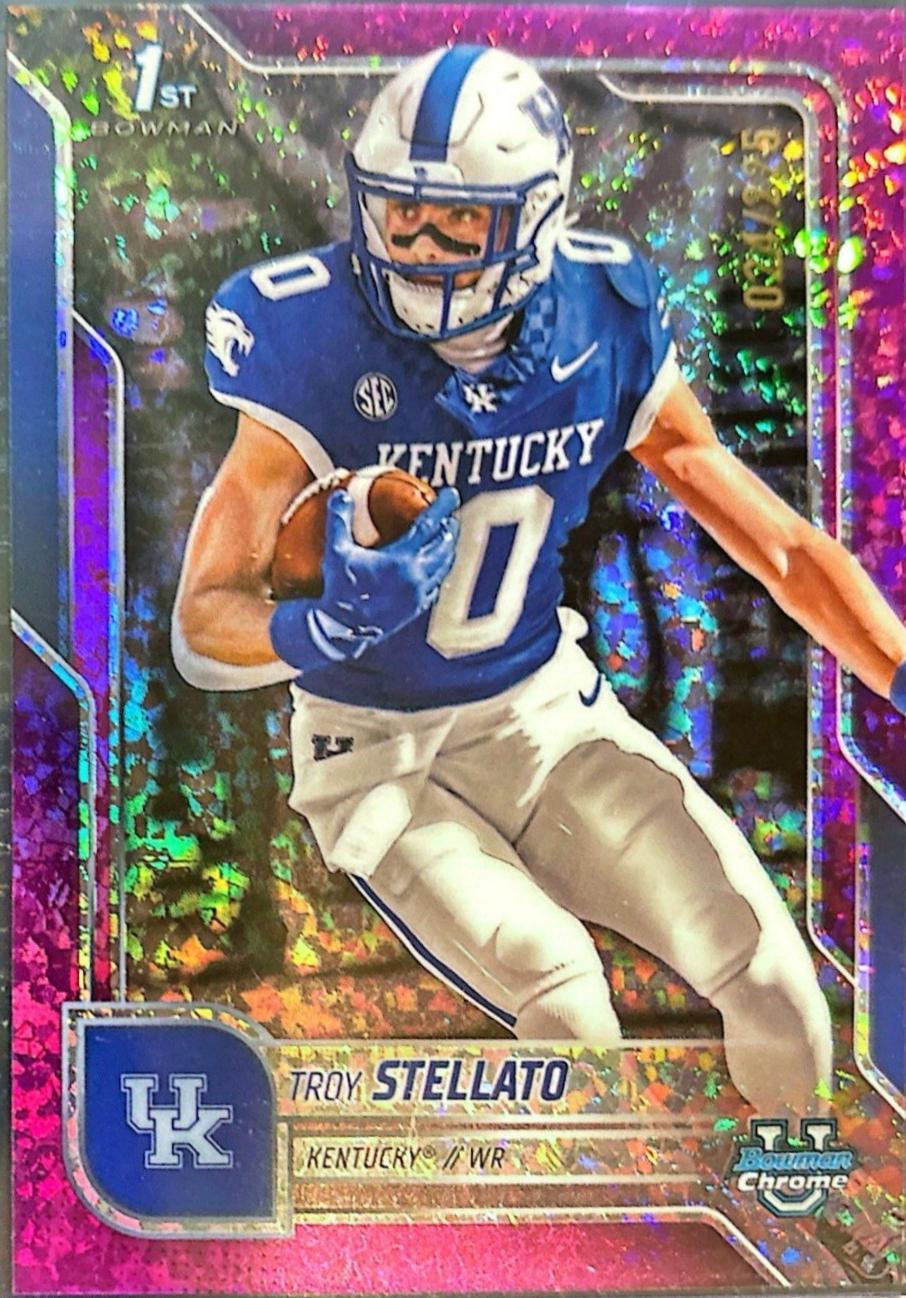 Troy Stellato [Fuchsia Mini-Diamond Refractor] #129