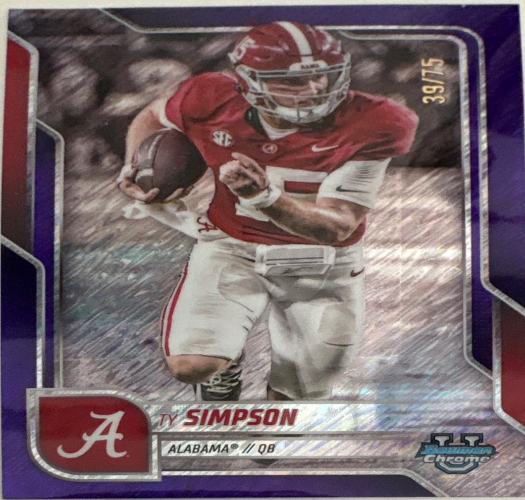 Ty Simpson [Purple Refractor] #151