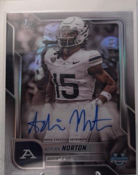 Adrian Norton [White Refractor] #BCA-AN