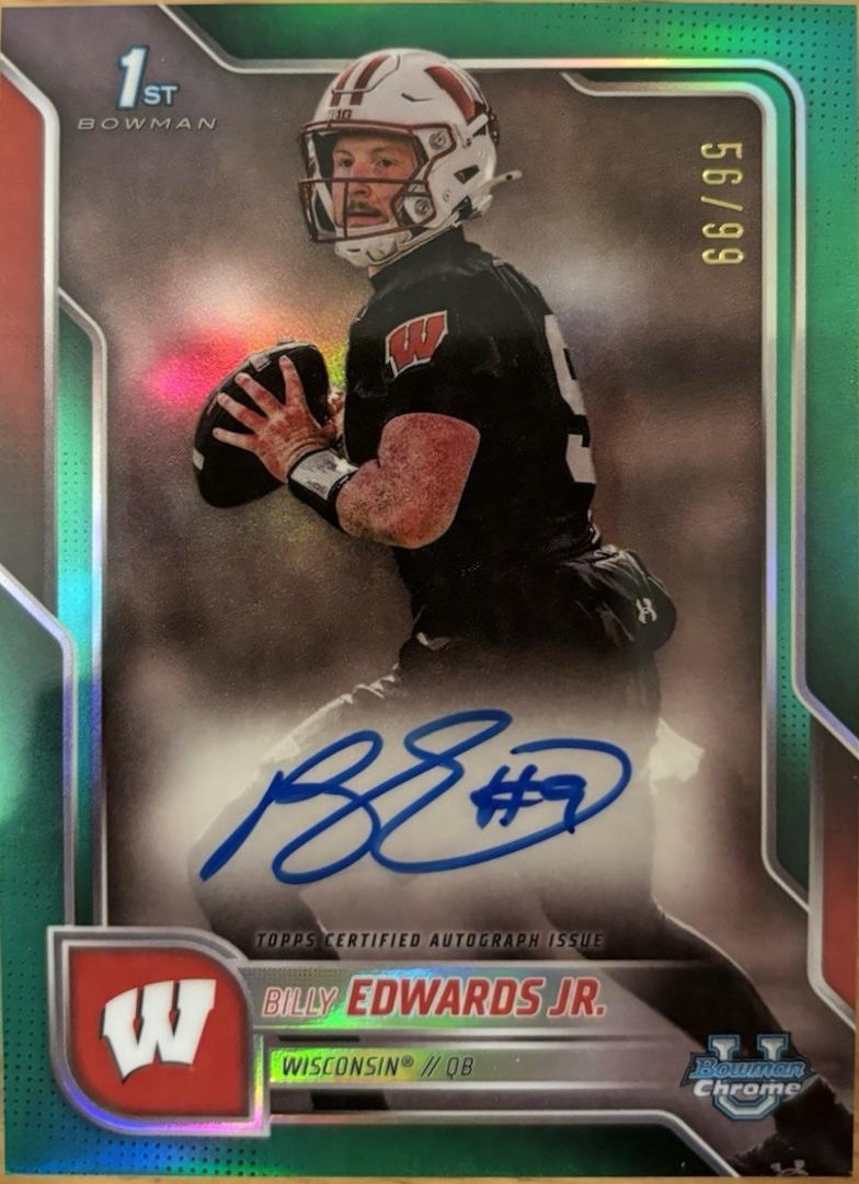Billy Edwards Jr. [Green Refractor] #BCA-BE