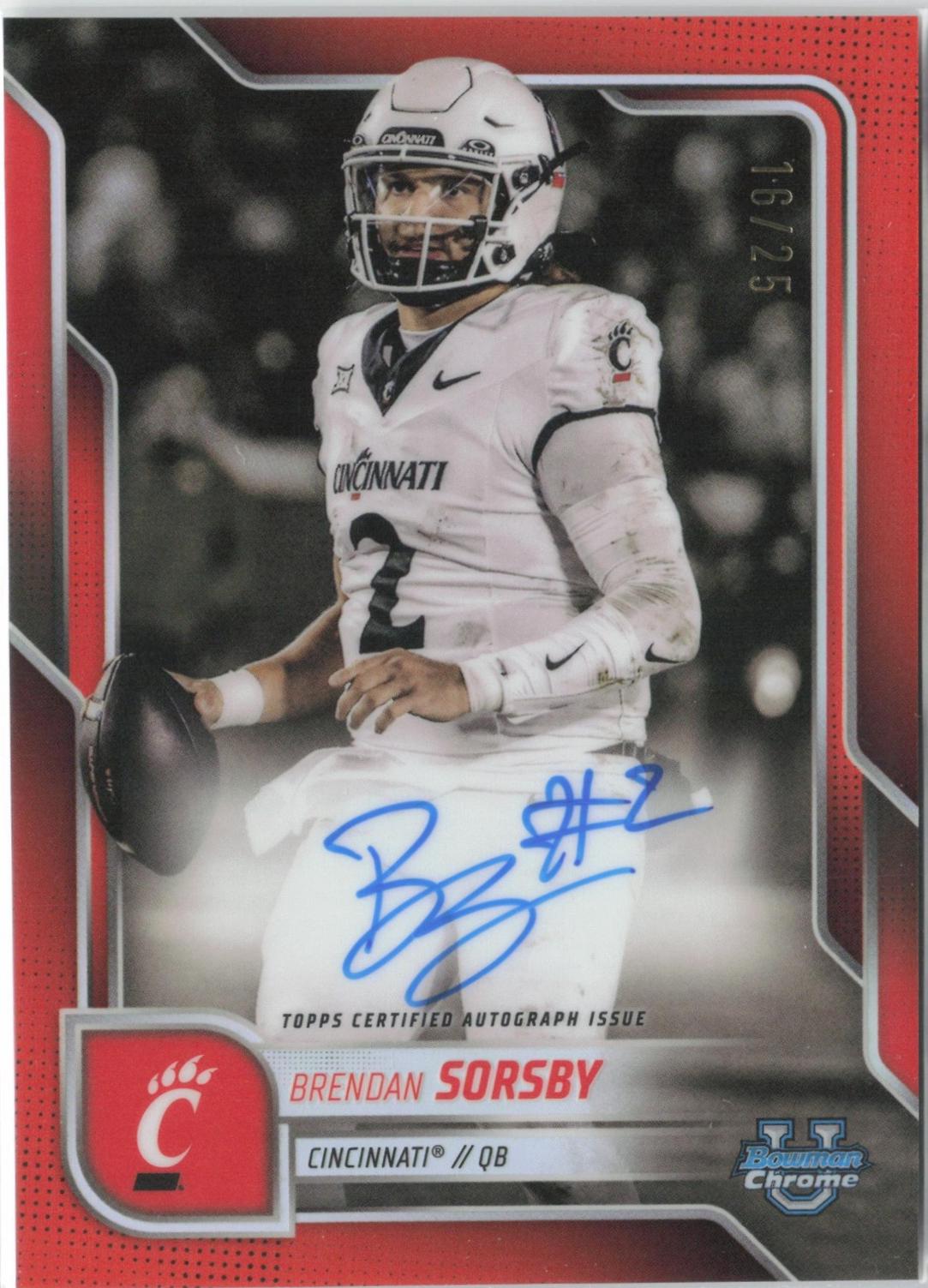 Brendan Sorsby [Orange Refractor] #BCA-BS