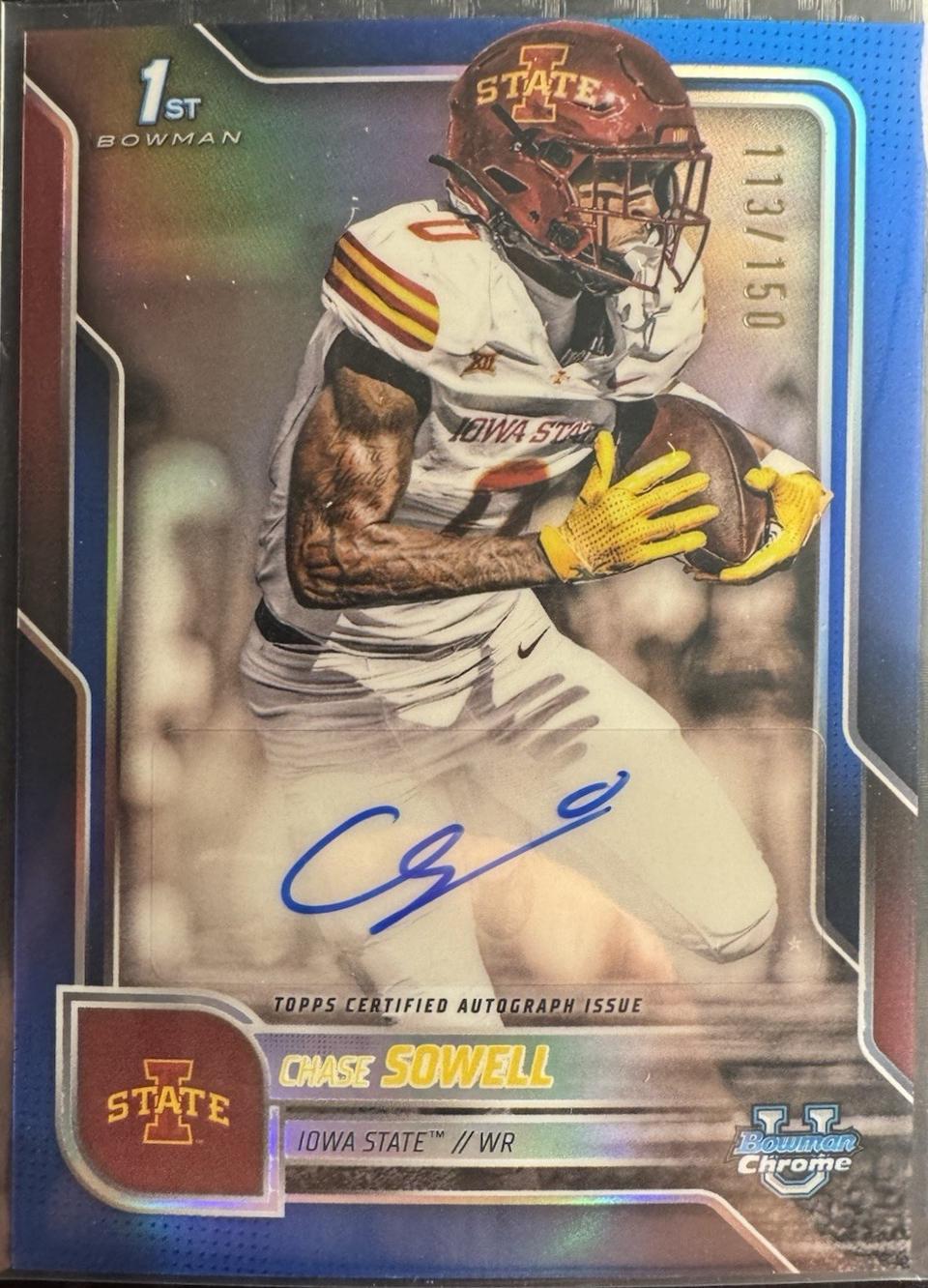 Chase Sowell [Blue Refractor] #BCA-CST