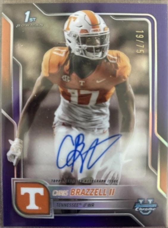 Chris Brazzell II [Purple Refractor] #BCA-CB