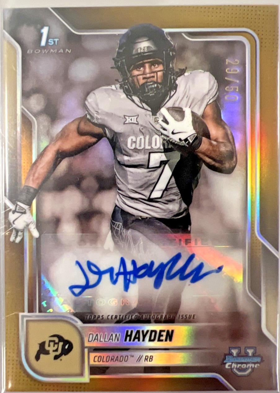 Dallan Hayden [Gold Refractor] #BCA-DHA