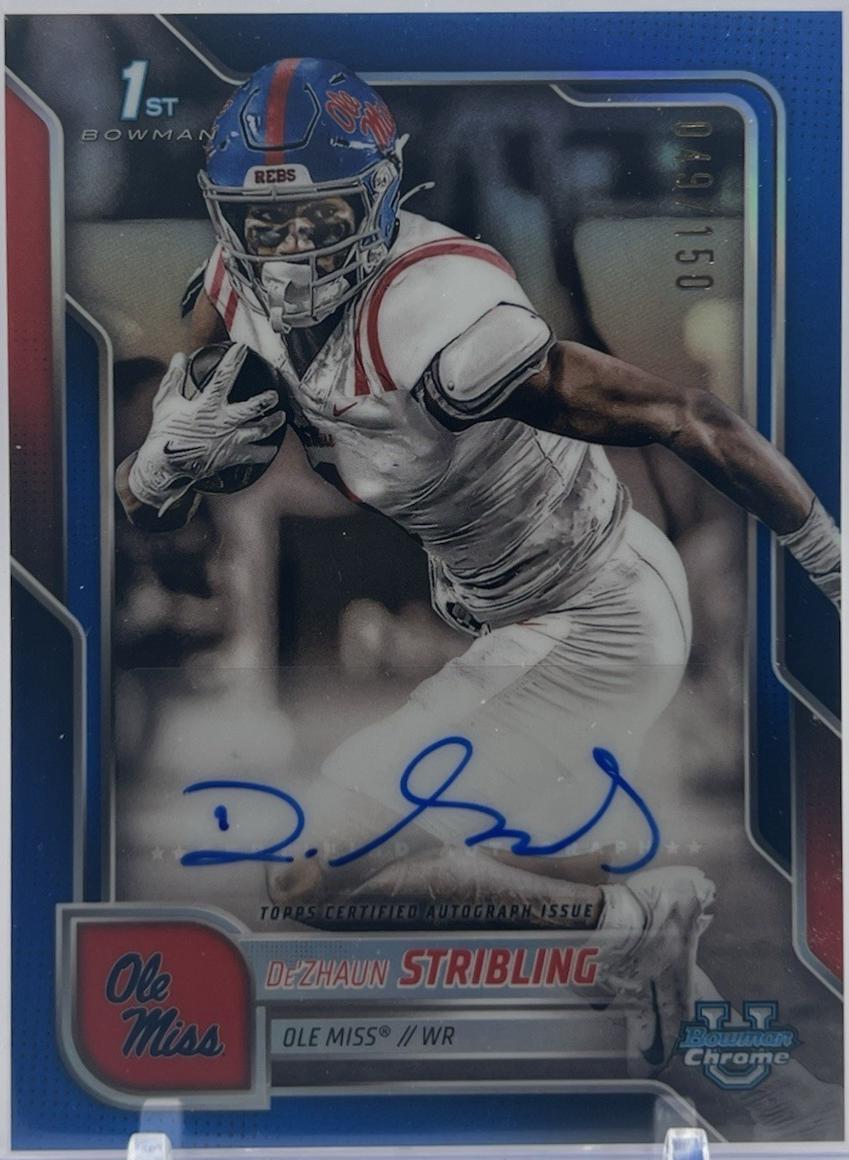De'Zhaun Stribling [Blue Refractor] #BCA-DST