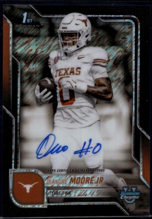 DeAndre Moore Jr. [Black Shimmer Refractor] #BCA-DEM
