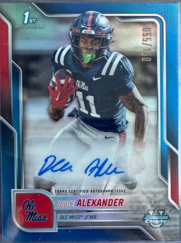 Deuce Alexander [Blue Refractor] #BCA-DAL