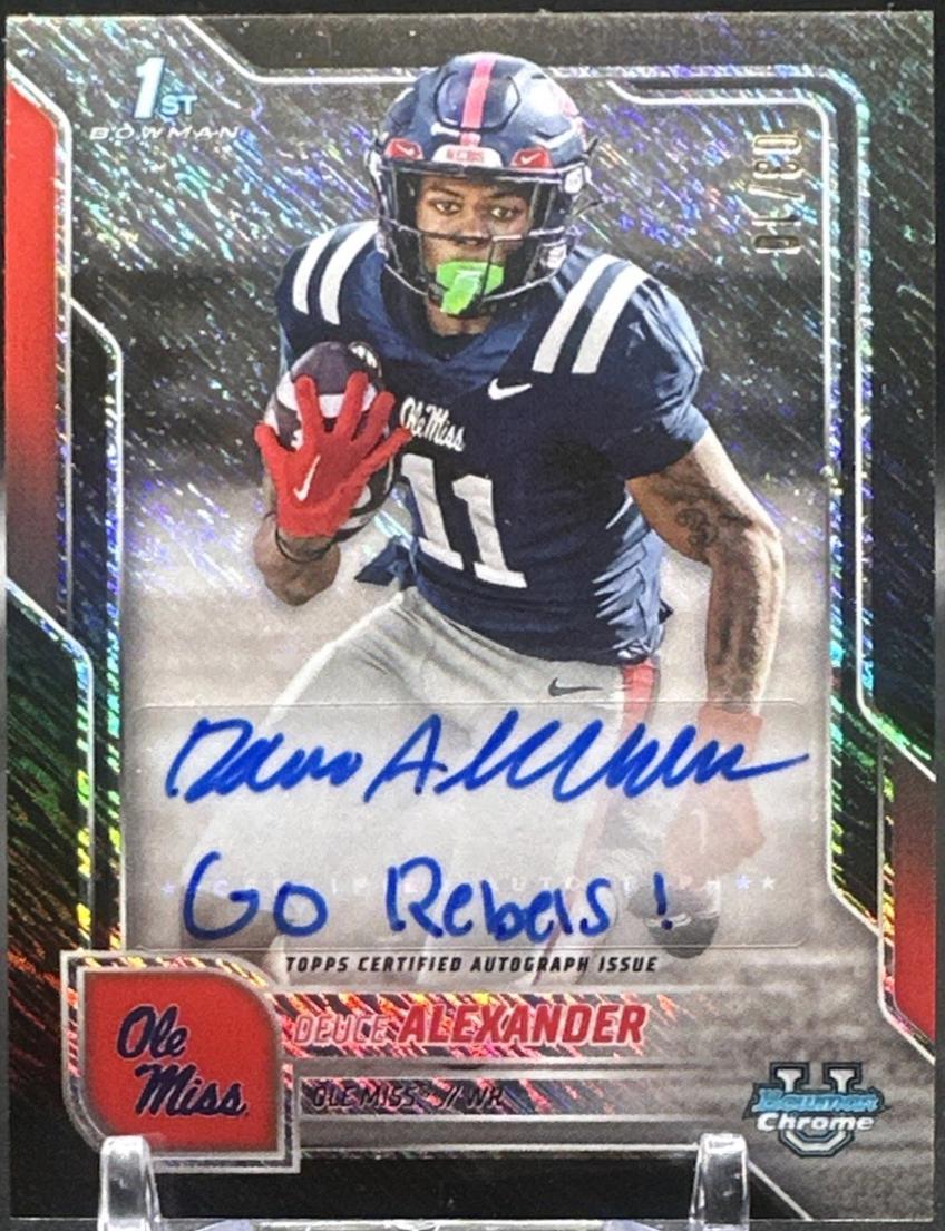 Deuce Alexander [Gold Shimmer Refractor] #BCA-DAL