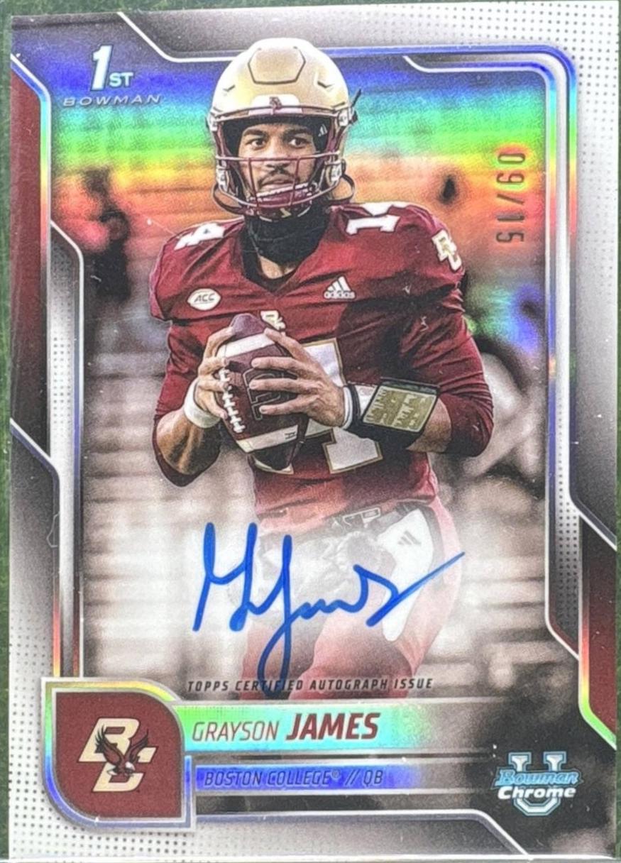 Grayson James [White Refractor] #BCA-GJ
