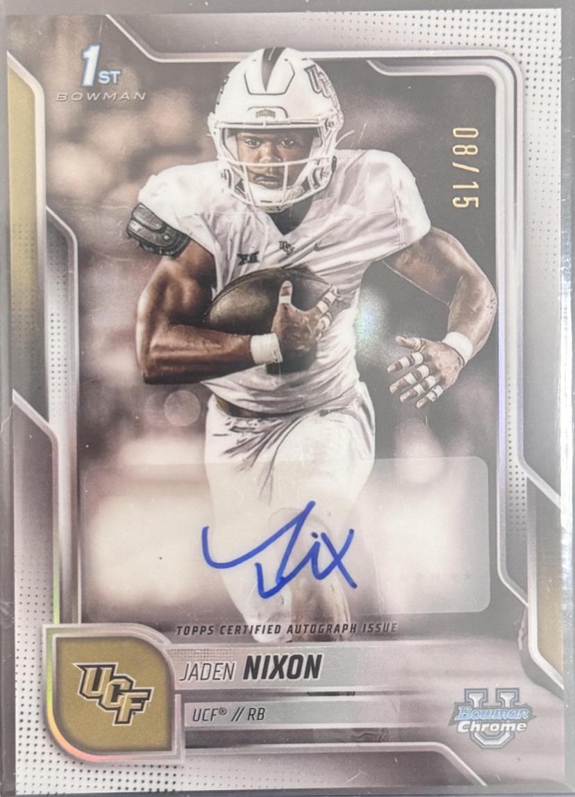 Jaden Nixon [White Refractor] #BCA-JN