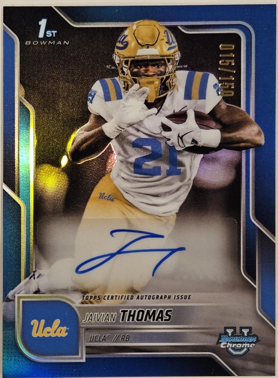 Jaivian Thomas [Blue Refractor] #BCA-JTH