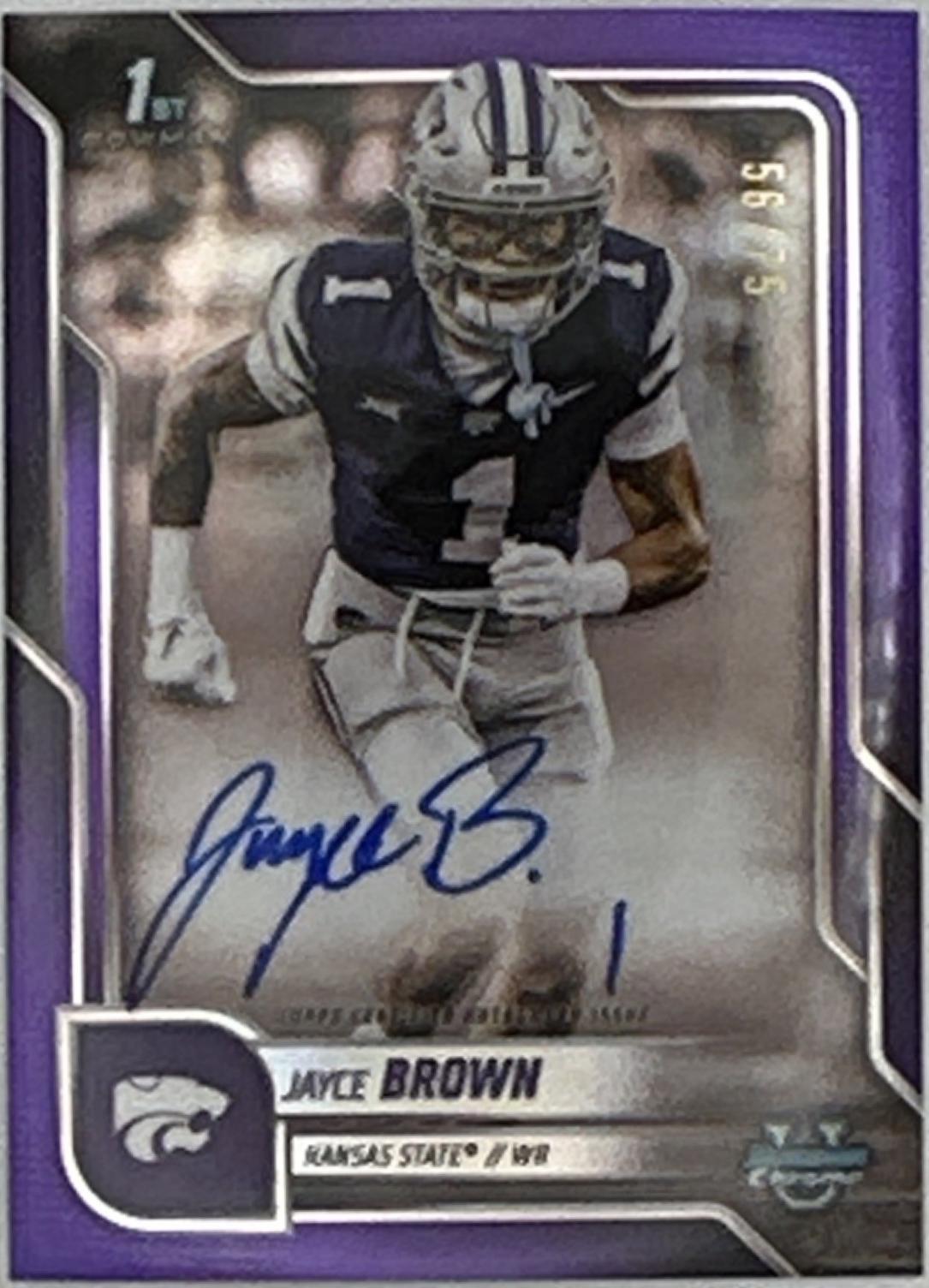 Jayce Brown [Purple Refractor] #BCA-JBR