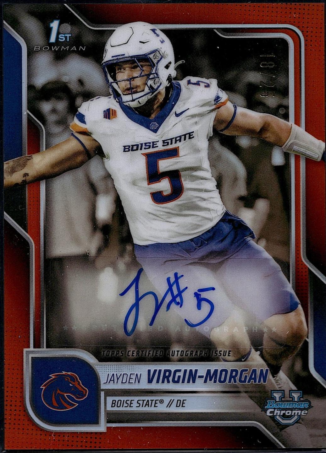 Jayden Virgin-Morgan [Orange Refractor] #BCA-JVM