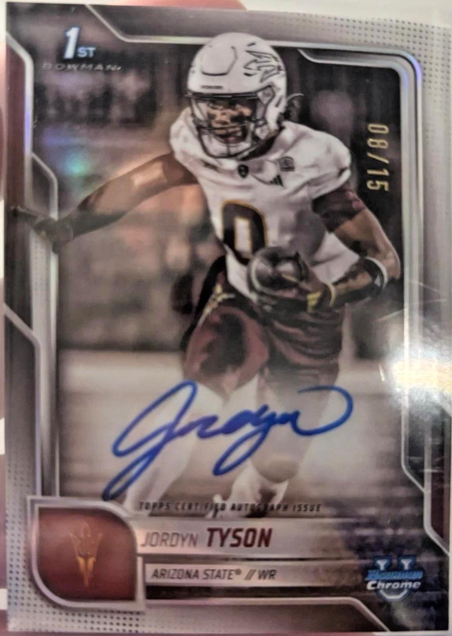 Jordyn Tyson [White Refractor] #BCA-JTY