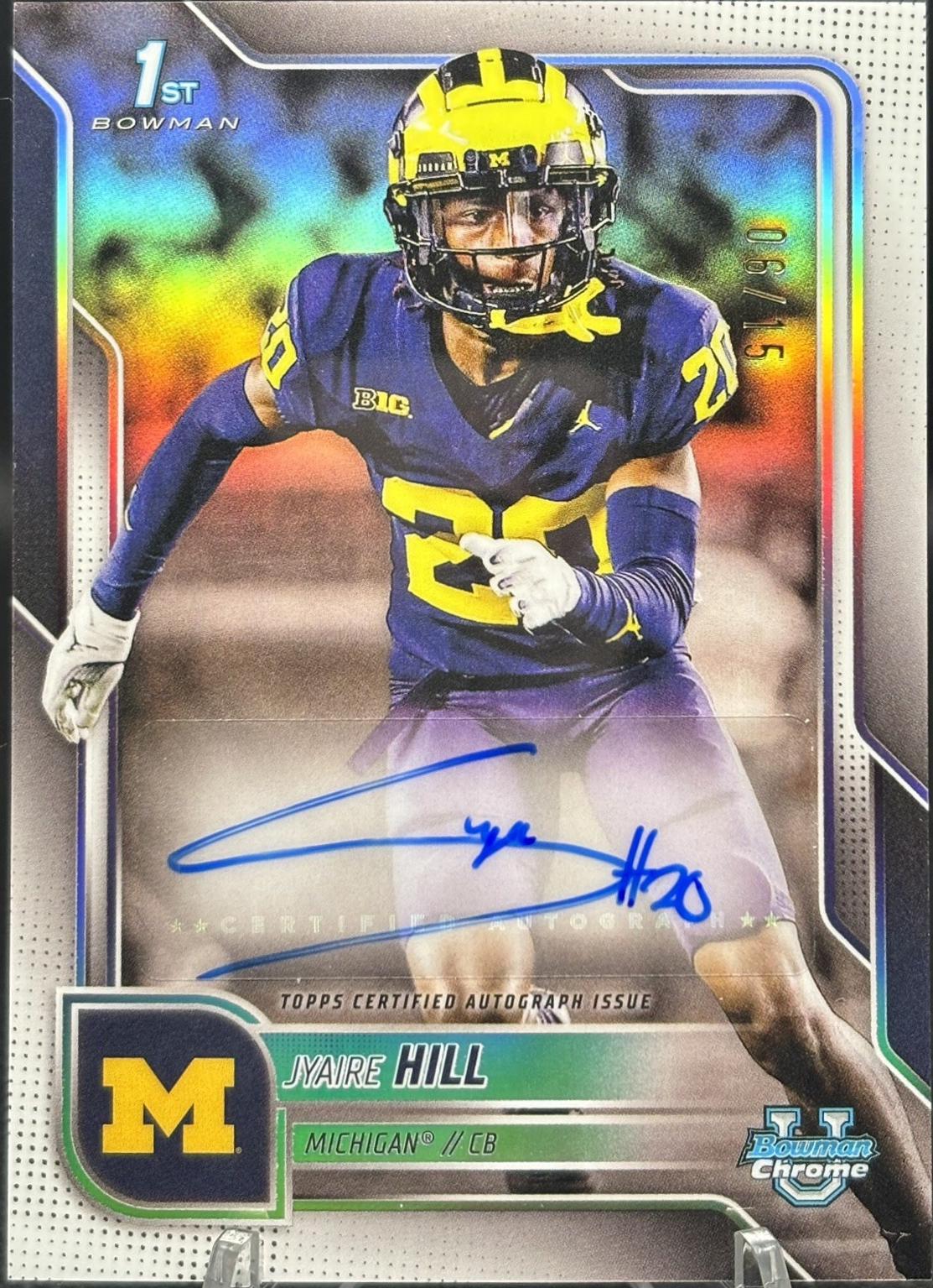 Jyaire Hill [White Refractor] #BCA-JHI