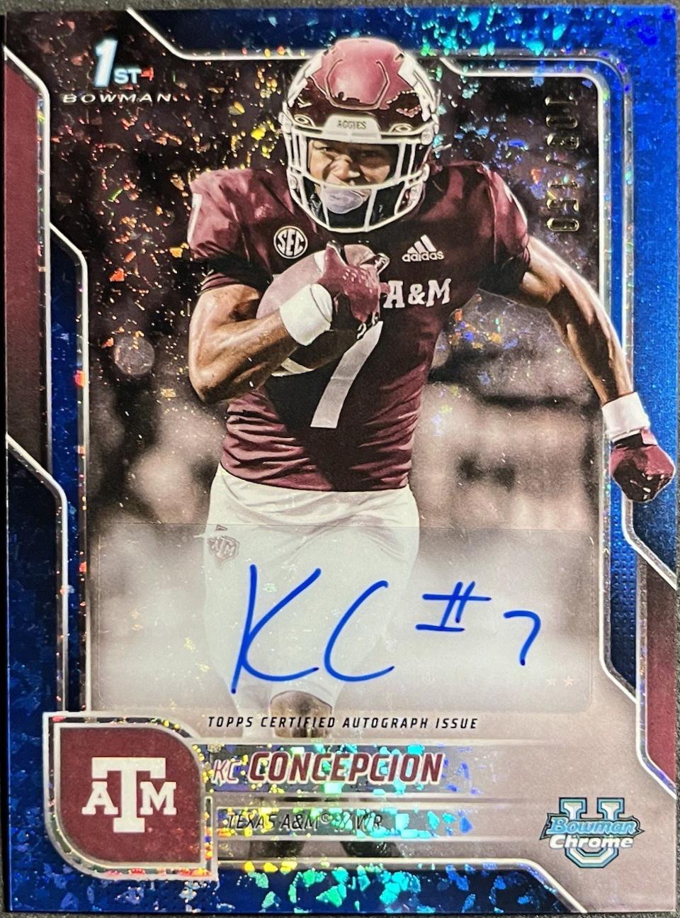 KC Concepcion [Blue Mini-Diamond Refractor] #BCA-KCO
