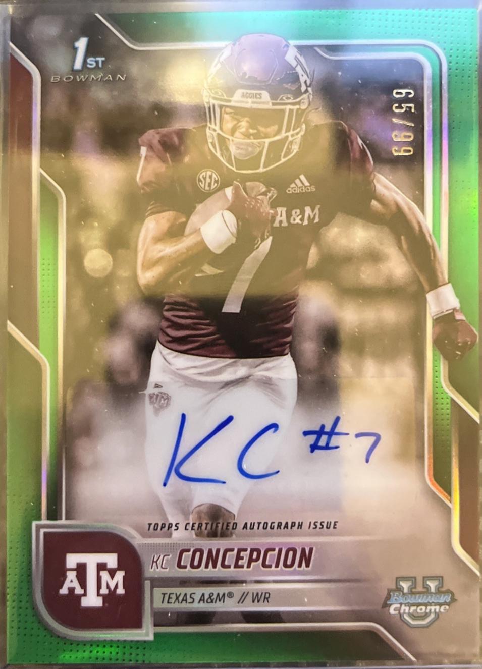 KC Concepcion [Green Refractor] #BCA-KCO