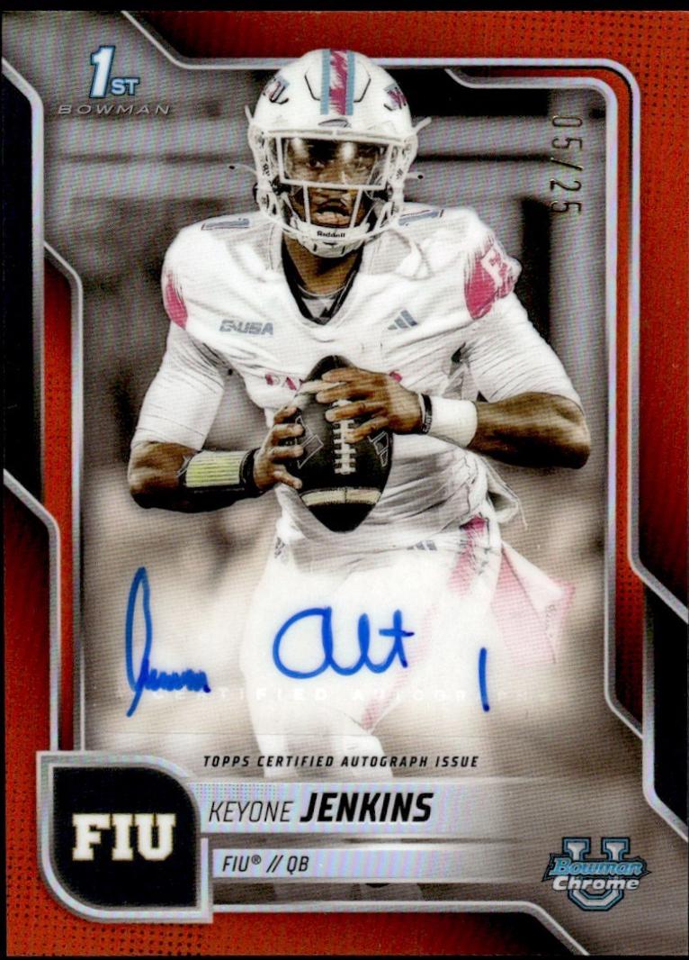 Keyone Jenkins [Orange Refractor] #BCA-KJE