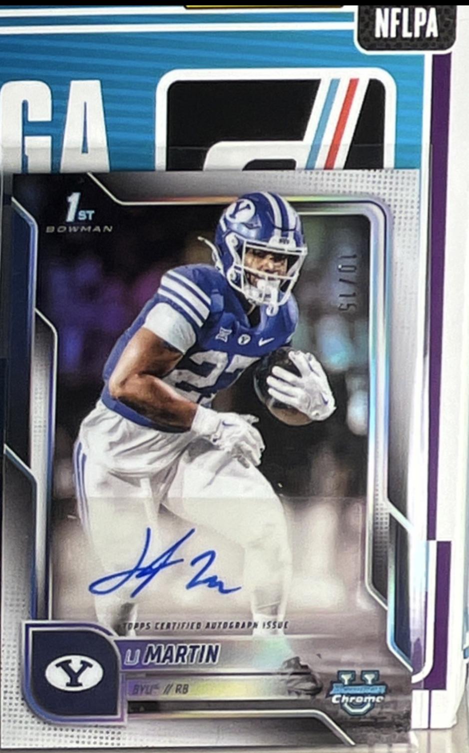 LJ Martin [White Refractor] #BCA-LM