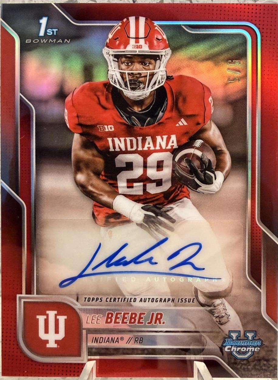 Lee Beebe Jr. [Red Refractor] #BCA-LBJ