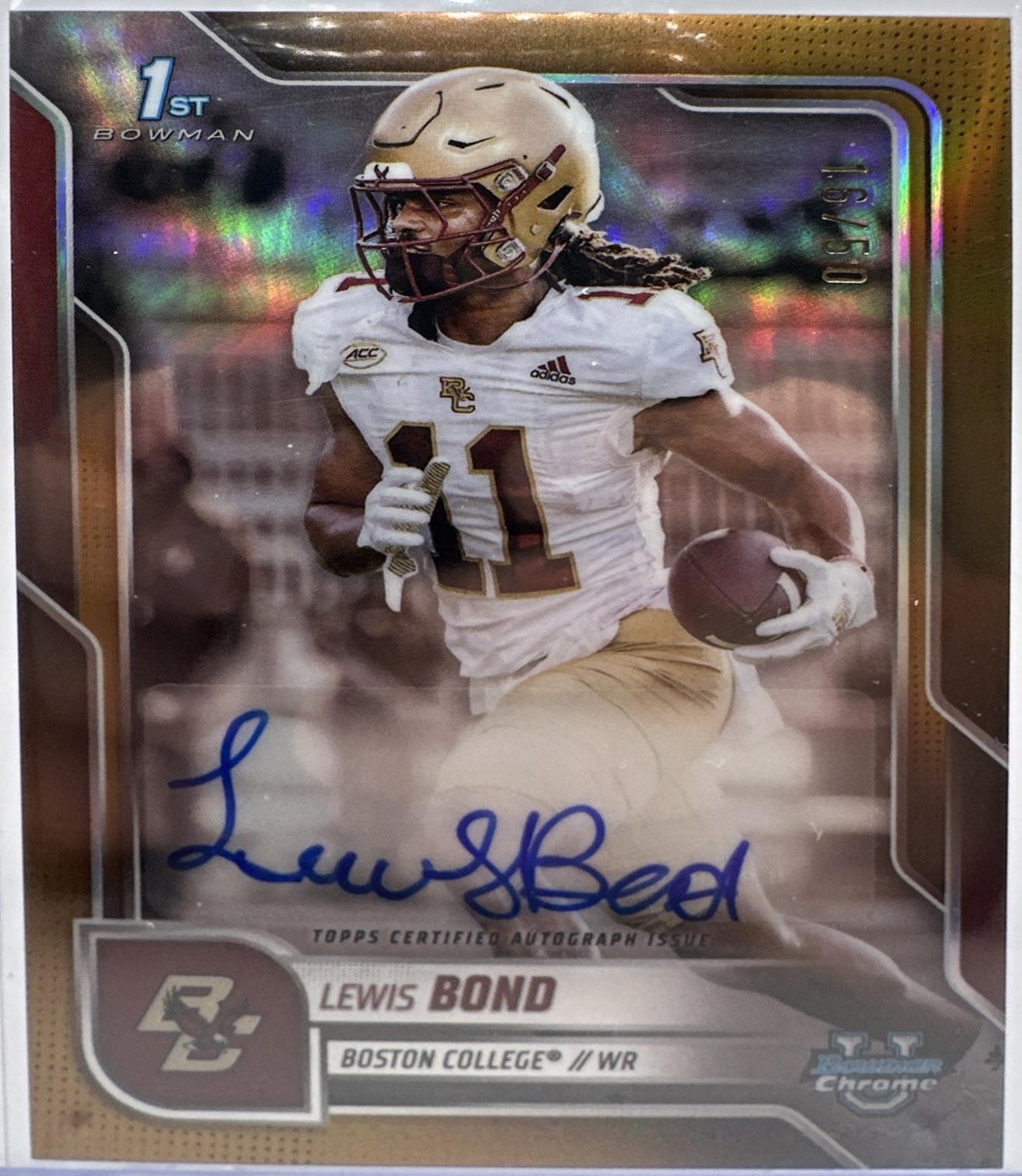 Lewis Bond [Gold Refractor] #BCA-LBO