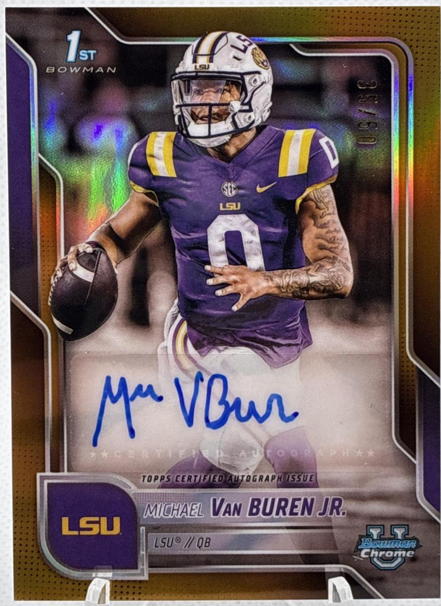Michael Van Buren Jr. [Gold Refractor] #BCA-MV