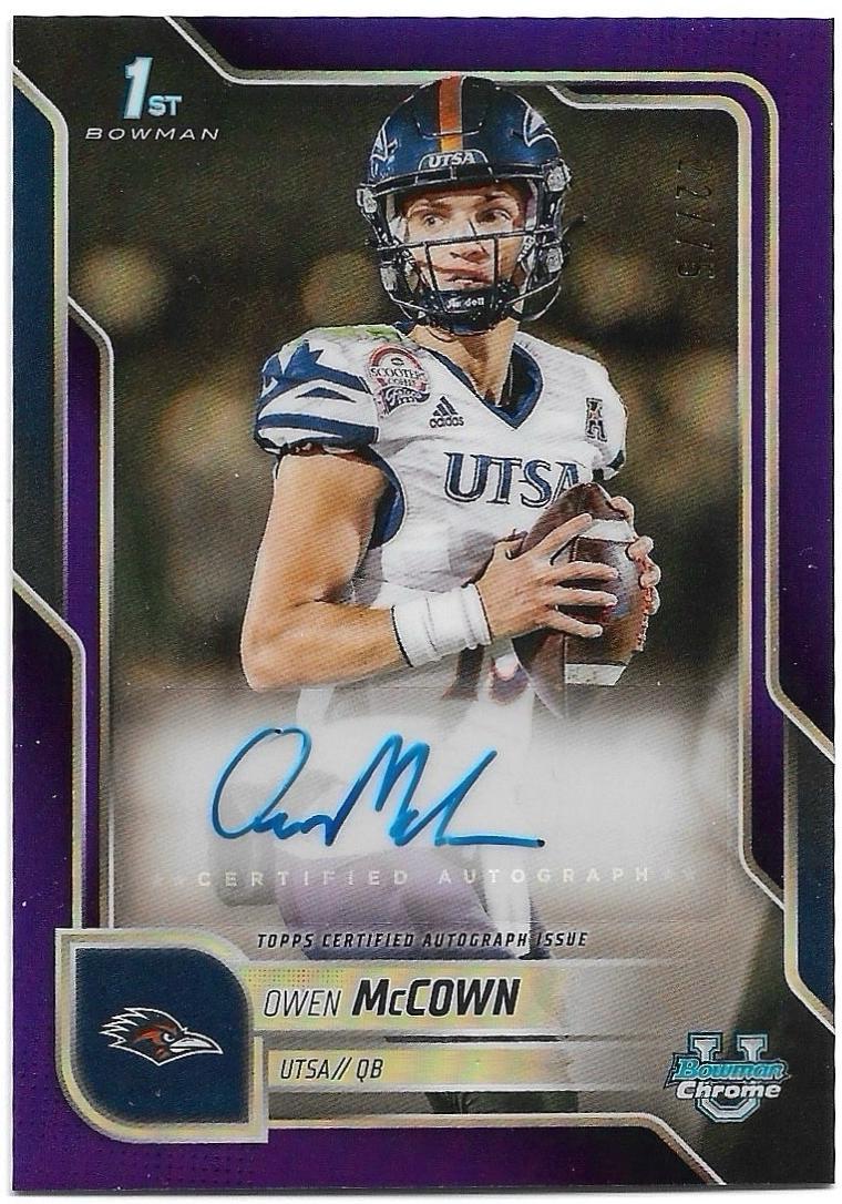 Owen McCown [Purple Refractor] #BCA-OM