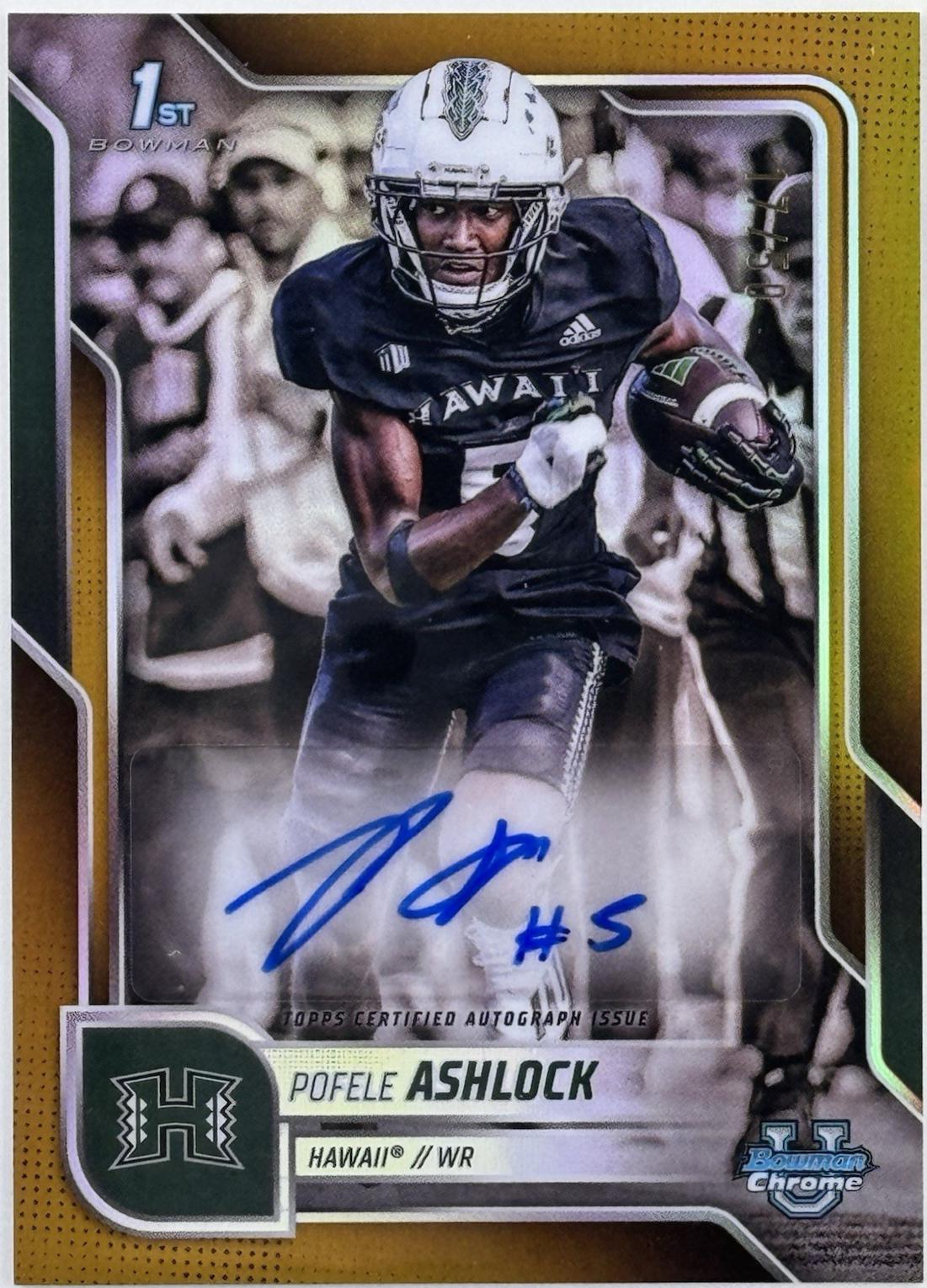 Pofele Ashlock [Gold Refractor] #BCA-PA