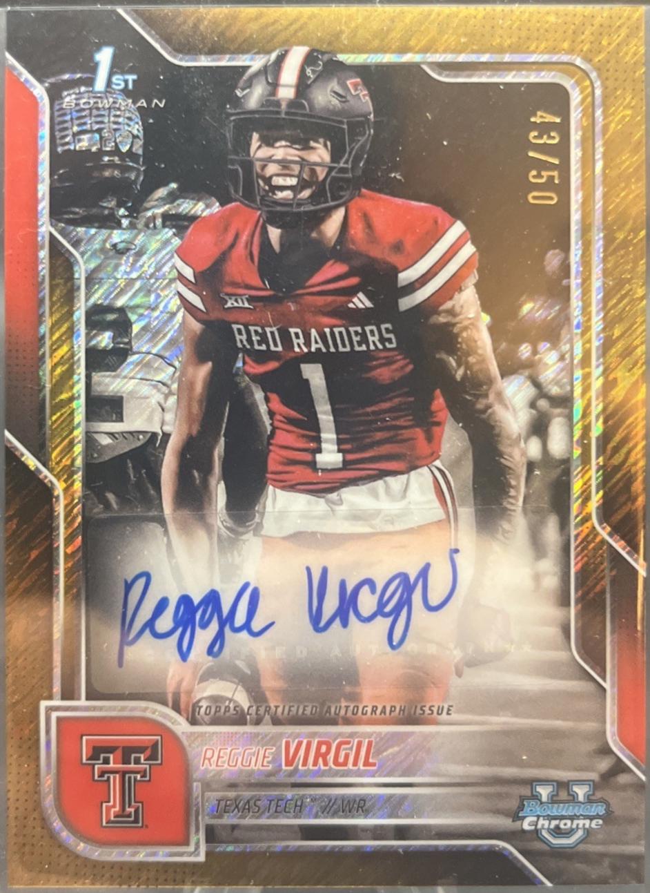 Reggie Virgil [Gold Refractor] #BCA-RV