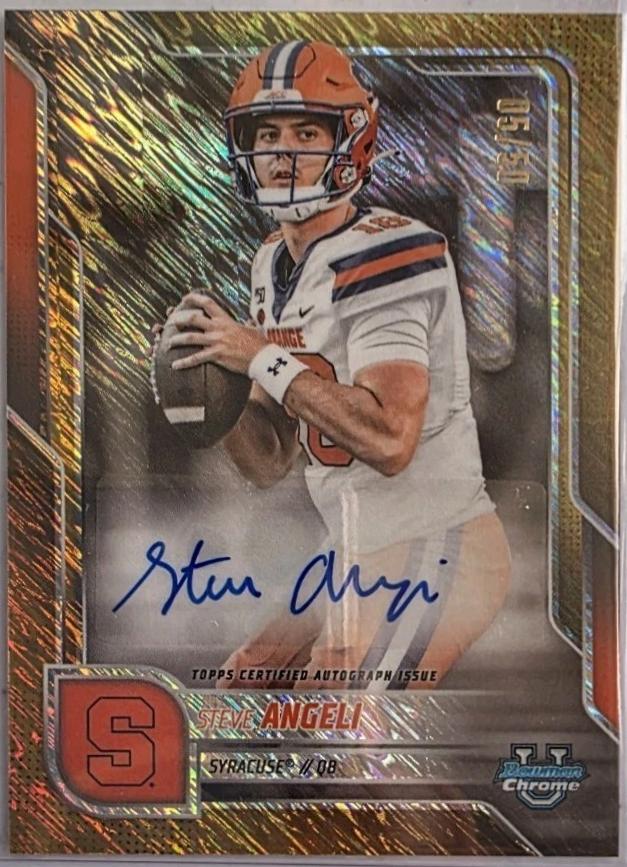 Steve Angeli [Gold Refractor] #BCA-ANG