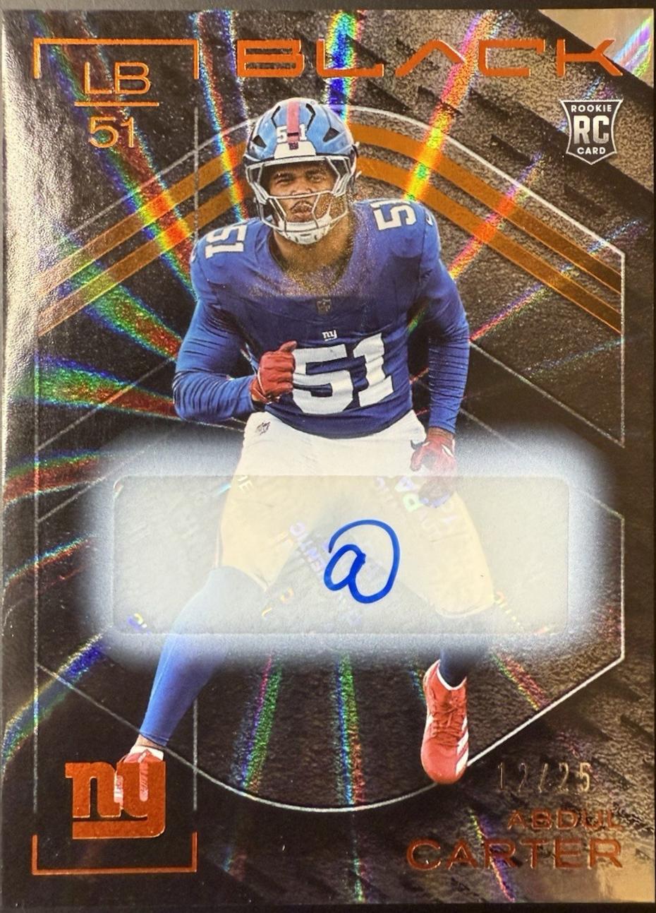 Abdul Carter [Citrine Rookie Autograph] #142