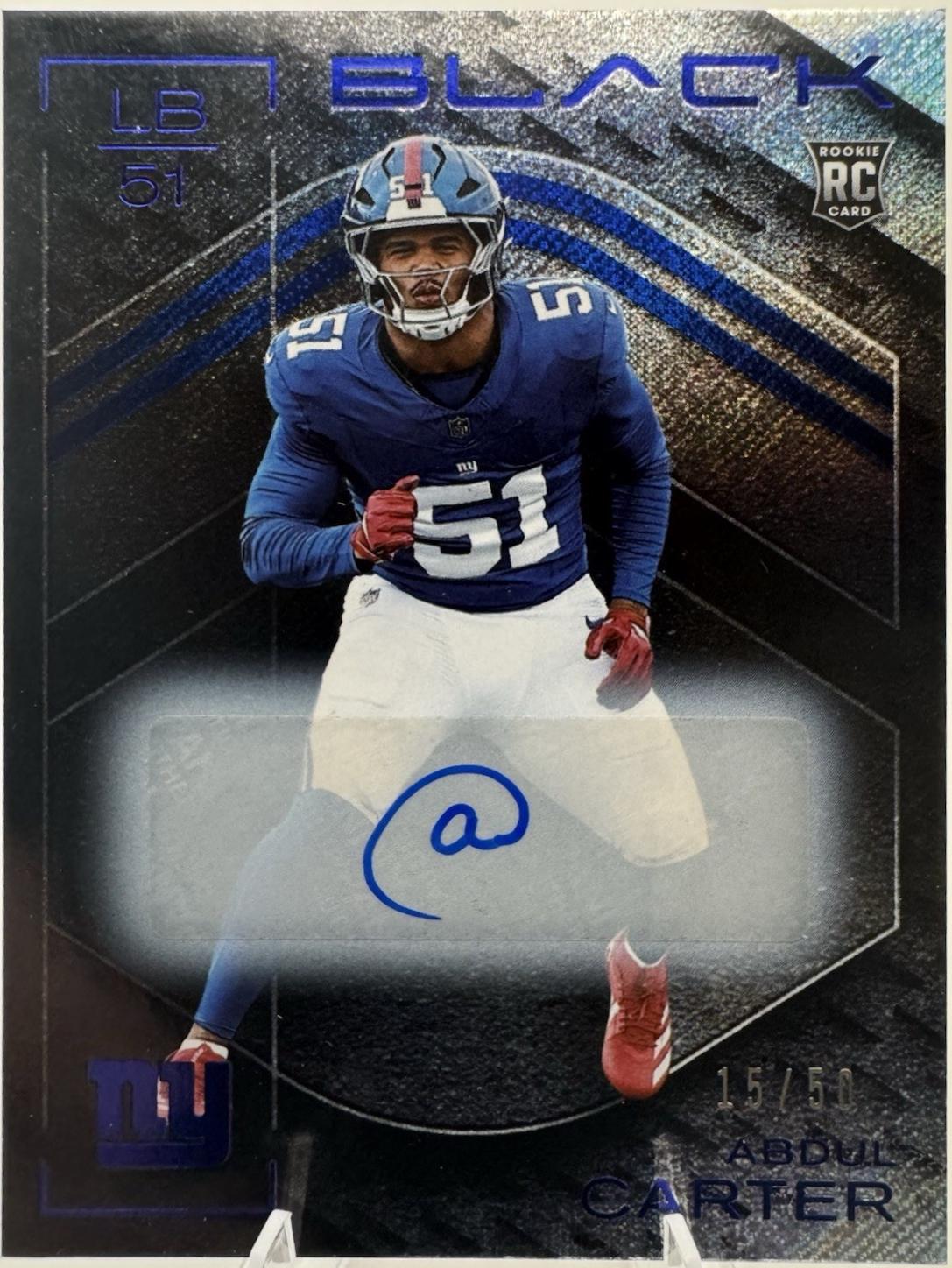 Abdul Carter [Sapphire Rookie Autograph] #142