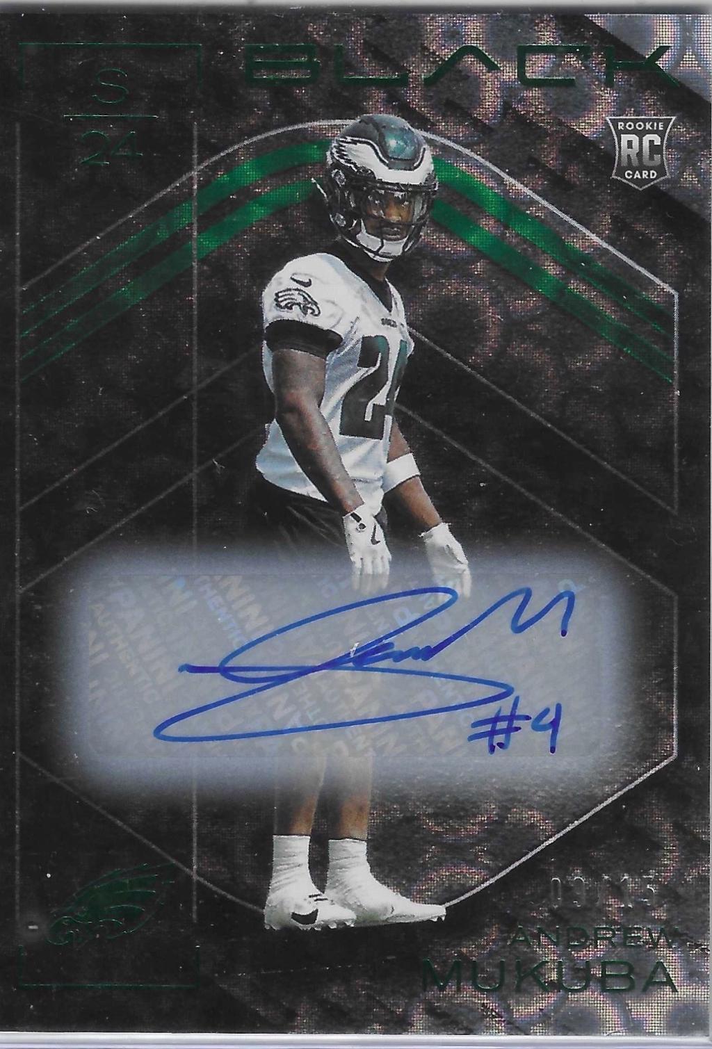 Andrew Mukuba [Emerald Rookie Autograph] #194