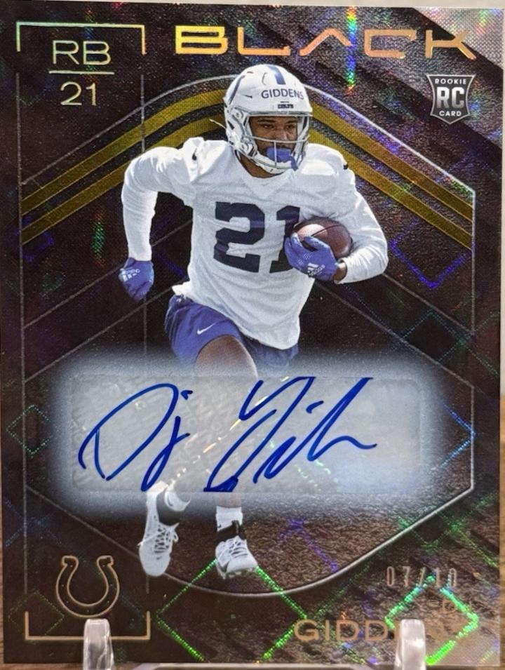 DJ Giddens [Gold Rookie Autograph] #179