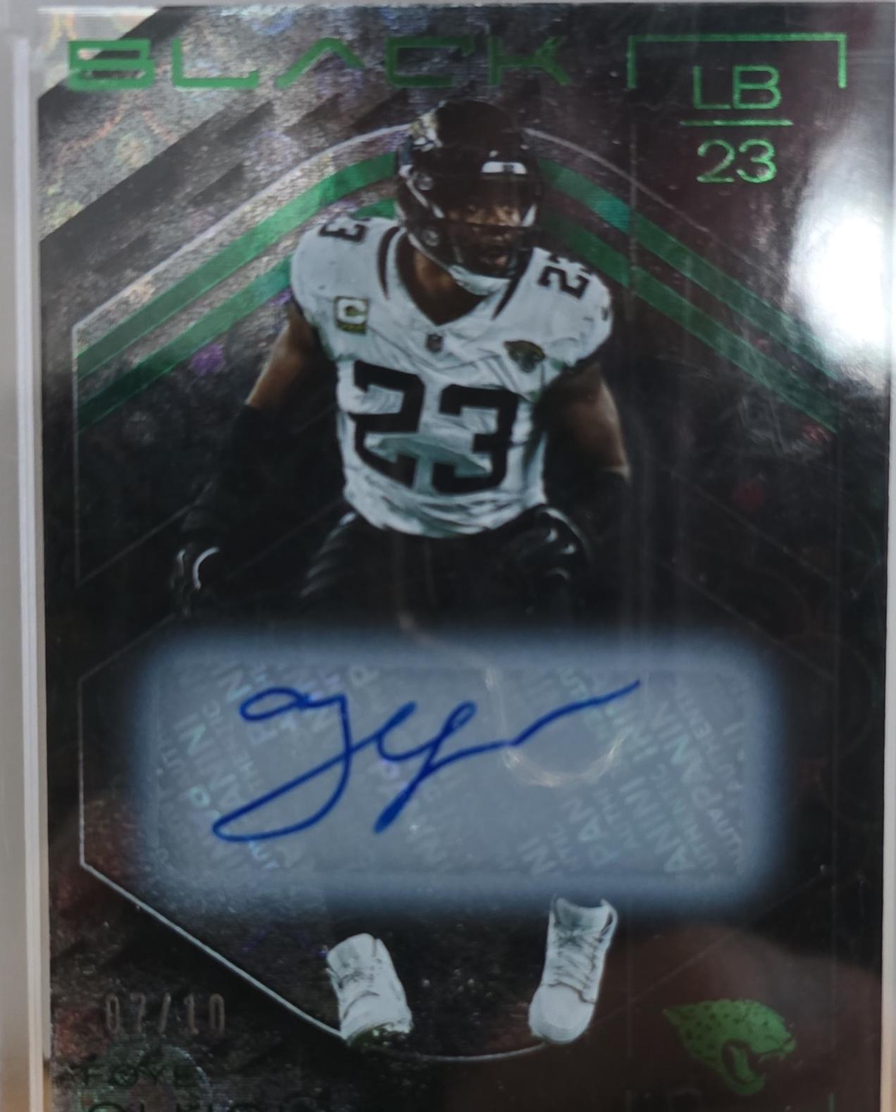 Foye Oluokun [Emerald Autograph] #91