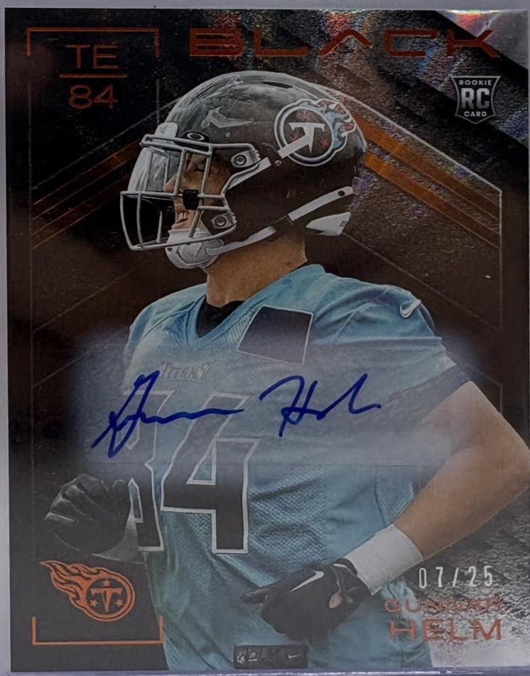 Gunnar Helm [Citrine Rookie Autograph] #198