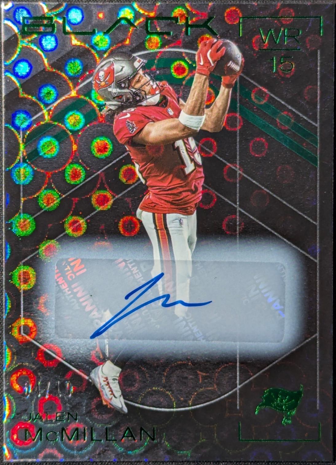 Jalen McMillan [Emerald Autograph] #14
