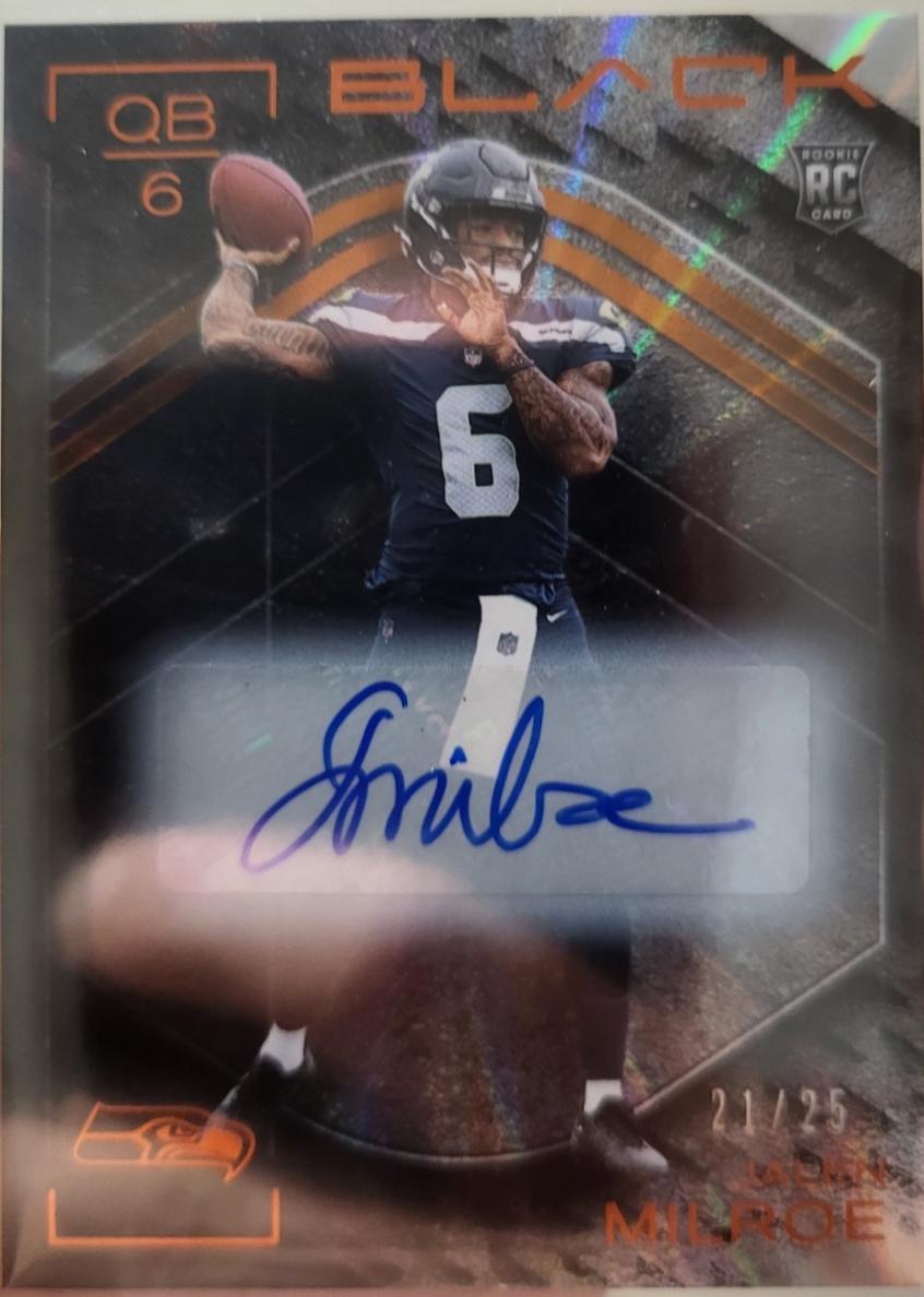 Jalen Milroe [Citrine Rookie Autograph] #123